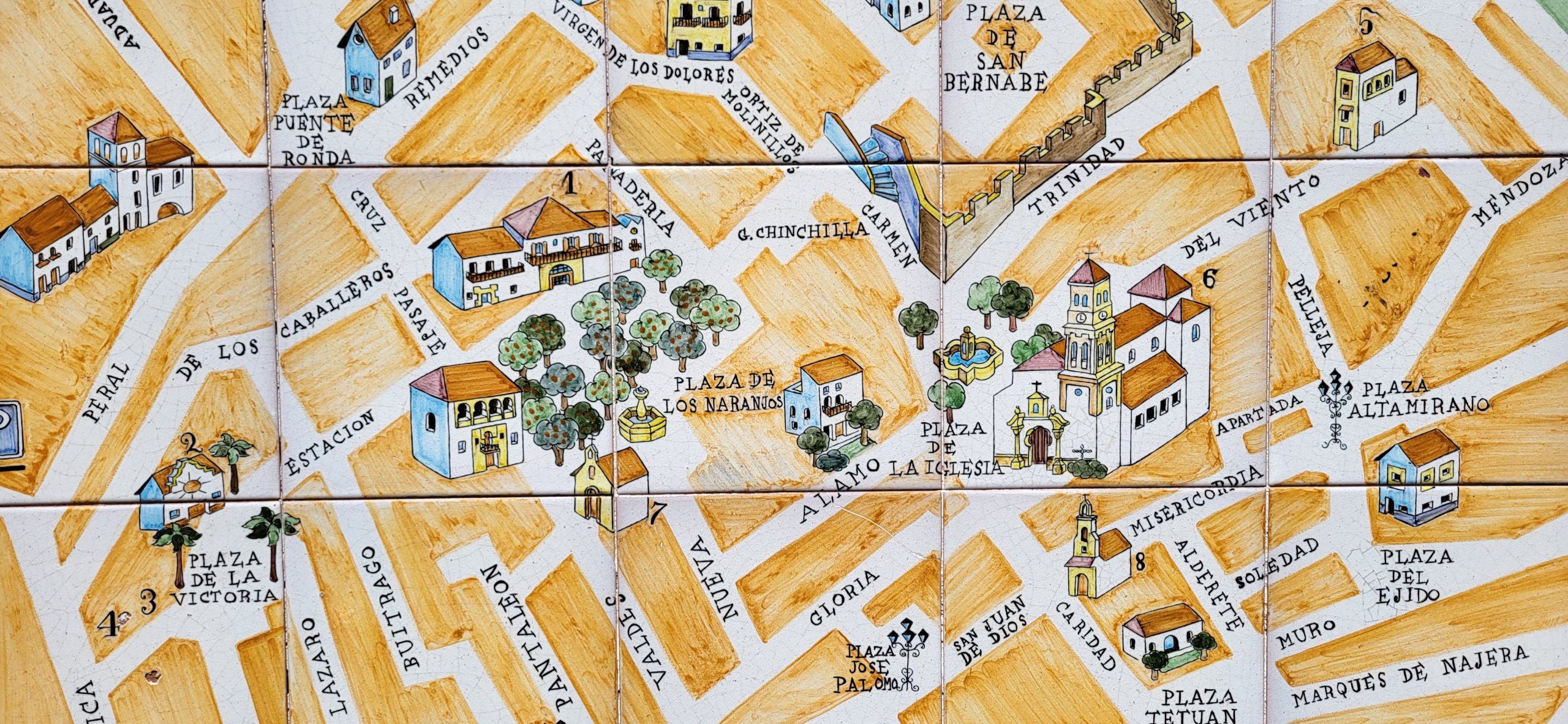 Marbella old town map